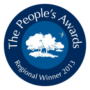 The People's Awards for the Best Natural Burial Ground in the UK 2013 - Regional Winner logo